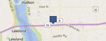 Applebee's location map