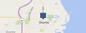 Oconto County Circuit Court location map