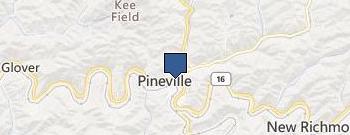 Pineville Mine Supply Inc location map