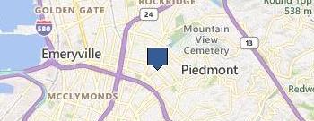 Piedmont Avenue Cleaners location map