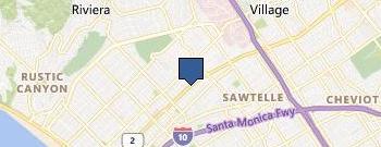 Carpet cleaning Santa Monica location map