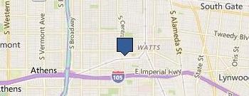 Watts Labor Community Action location map