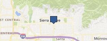 Carpet Cleaning Sierra Madre location map