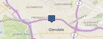 Bailman Bail Bonds Glendale location map