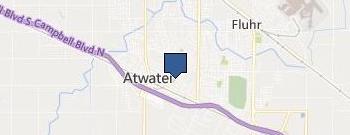 Atwater Aviators Of Merced location map