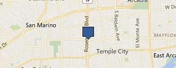 Budget Blinds of San Gabriel location map