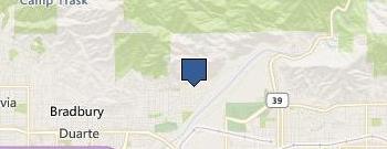 Southern California Gas Company location map