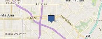 Tustin Family Chiropractic location map
