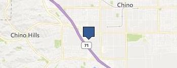 Upland Dental At Chino location map