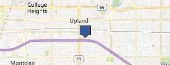 Upland Dental Practice location map