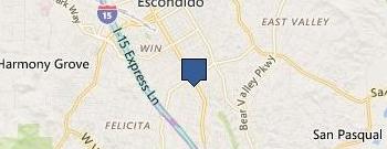 Dental Care of Escondidio location map