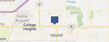 Upland Dental Aesthetics location map