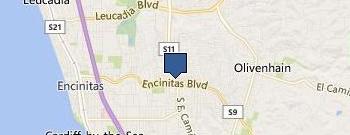 Encinitas Plumbers location map