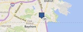 San Francisco Sewing Quilting Collaborative location map