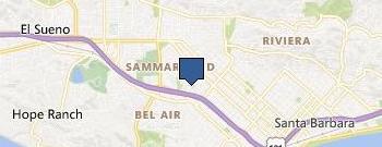 Santa Barbara Plastic Surgery Center location map