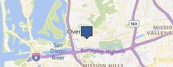 San Diego Silkscreen & Embroidery location map