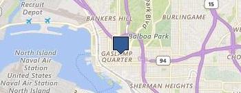 San Diego Aa Movers location map