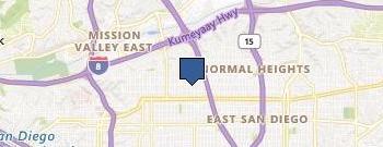 Pro Kleen Carpet Cleaning San Diego location map