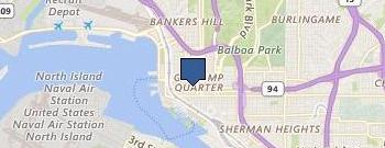 Fredericks of Hollywood location map