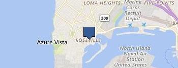 Rosecrans 76 location map