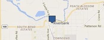 Riverbank Chamber of Commerce location map