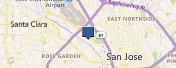 Airport Van Rental location map