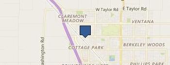 Budget Self Storage location map