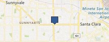Vagabond Inn Santa Clara location map