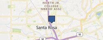 Santa Rosa Dental Care location map