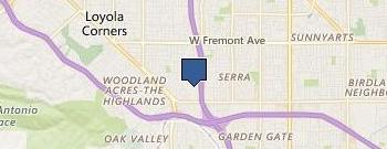 Cupertino Union School District location map
