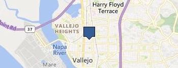 Vallejo Garage Doors location map