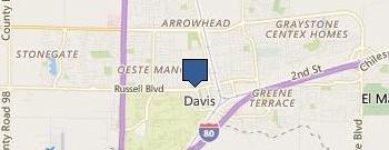 City of Davis Gymnastics location map