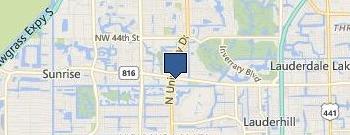 Carpet Cleaning Sunrise location map