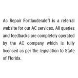 Fort lauderdale HVAC and AC Repair Services - Heating & Air Conditioning / HVAC in Fort Lauderdale