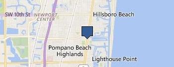 Best Movers of America of Pompano Beach location map