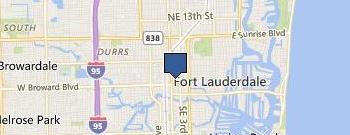 Criminal Lawyer David M Edelstein PA location map