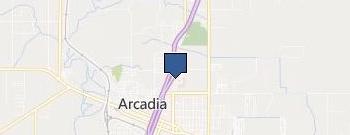 Arcadia Eye Clinic location map