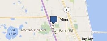 Brevard County Utility Service location map