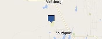 Bay County Emergency Service location map