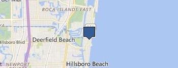 Casa Mia Beach House Weekly Vacation Rental Florida South East location map