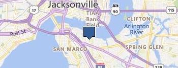 Bishop Kenny High School location map