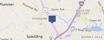 Dinsmore Florist location map