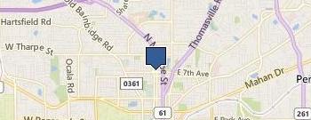 Lakeview Baptist Church location map