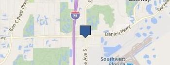 Americinn-Fort Myers location map