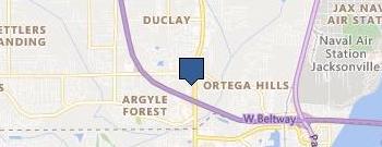 Bold City Chiropractic location map