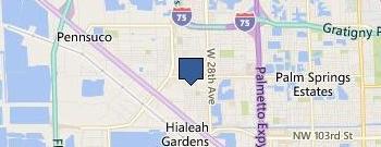 All Dade Fences location map