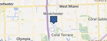 Coral Gables Waste Collection location map