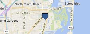 Miami Beach Recording Studios location map