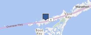Hidden Harbor Turtle Hospital location map