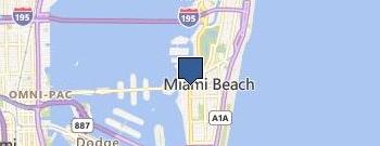 Party Bus Service of Miami Florida location map